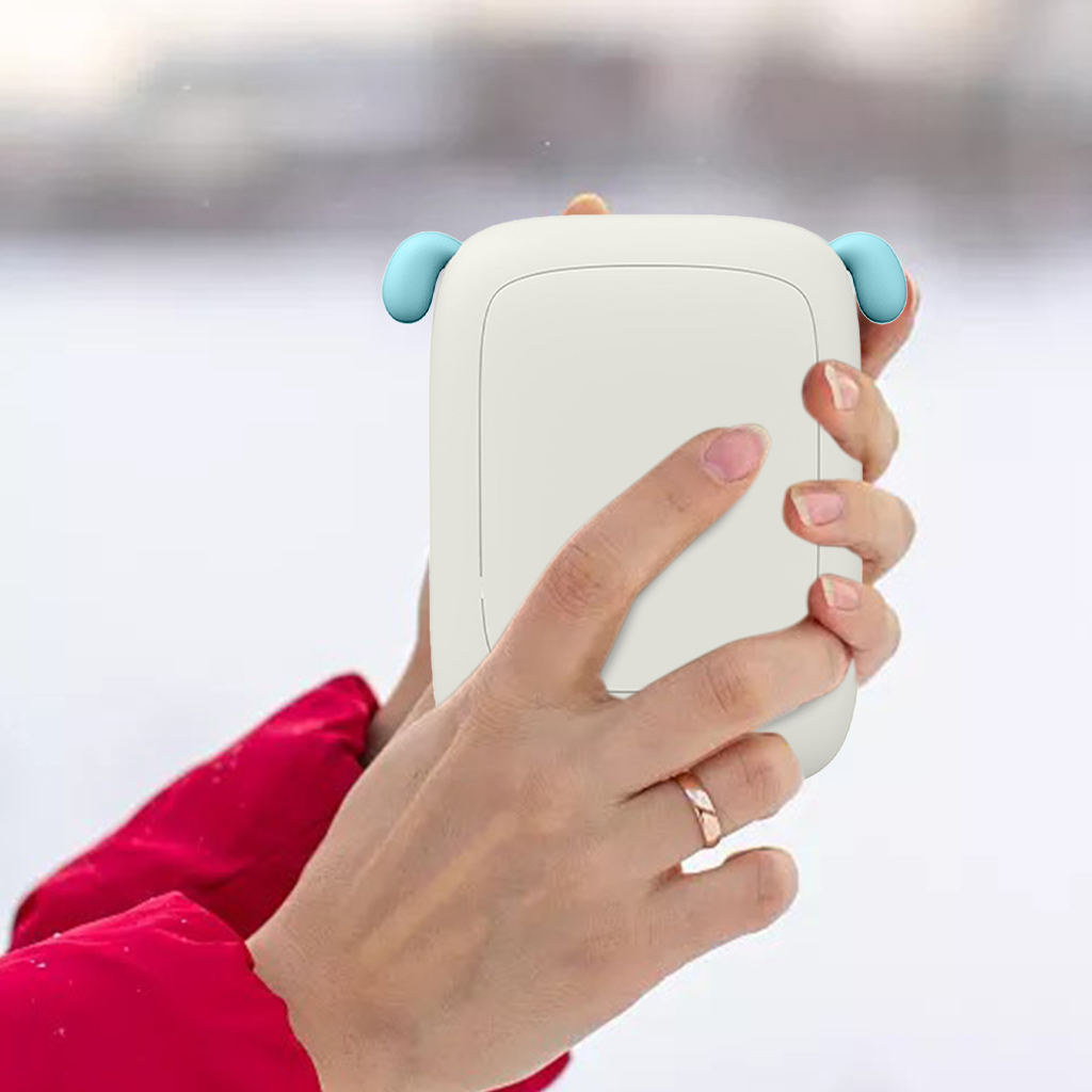 Hand Warmer Reusable Heater Adjustable Battery Keep Warm Fast Gift Two in One Power Bank for Hiking Climbing Outdoor Cold Winter