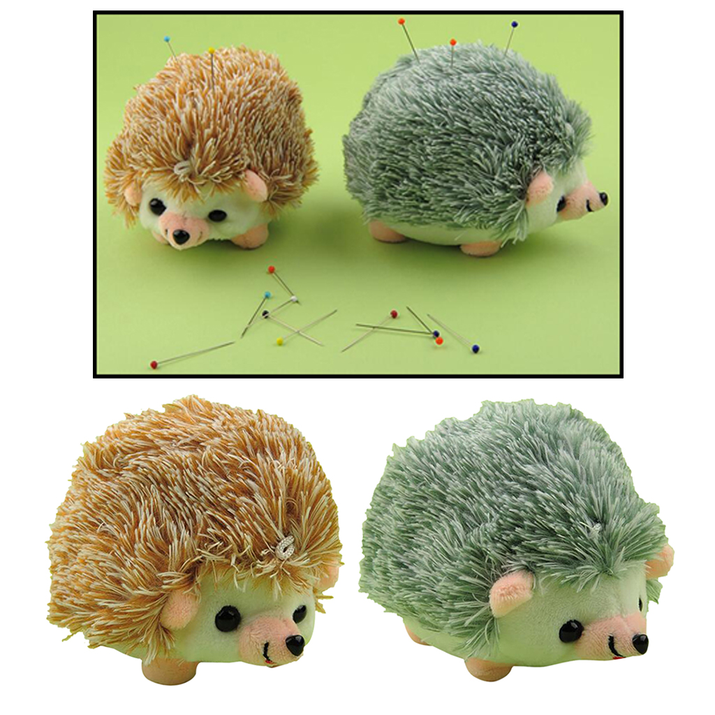 Pin Cushions for Sewing Cute Patchwork Pin Holder DIY Craft Hedgehog