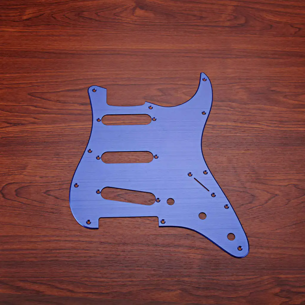 Guitar Pickguard Aluminum Alloy Guard Plate Humbucker Substitute Stable Accessories Dirt Resistant for Bass
