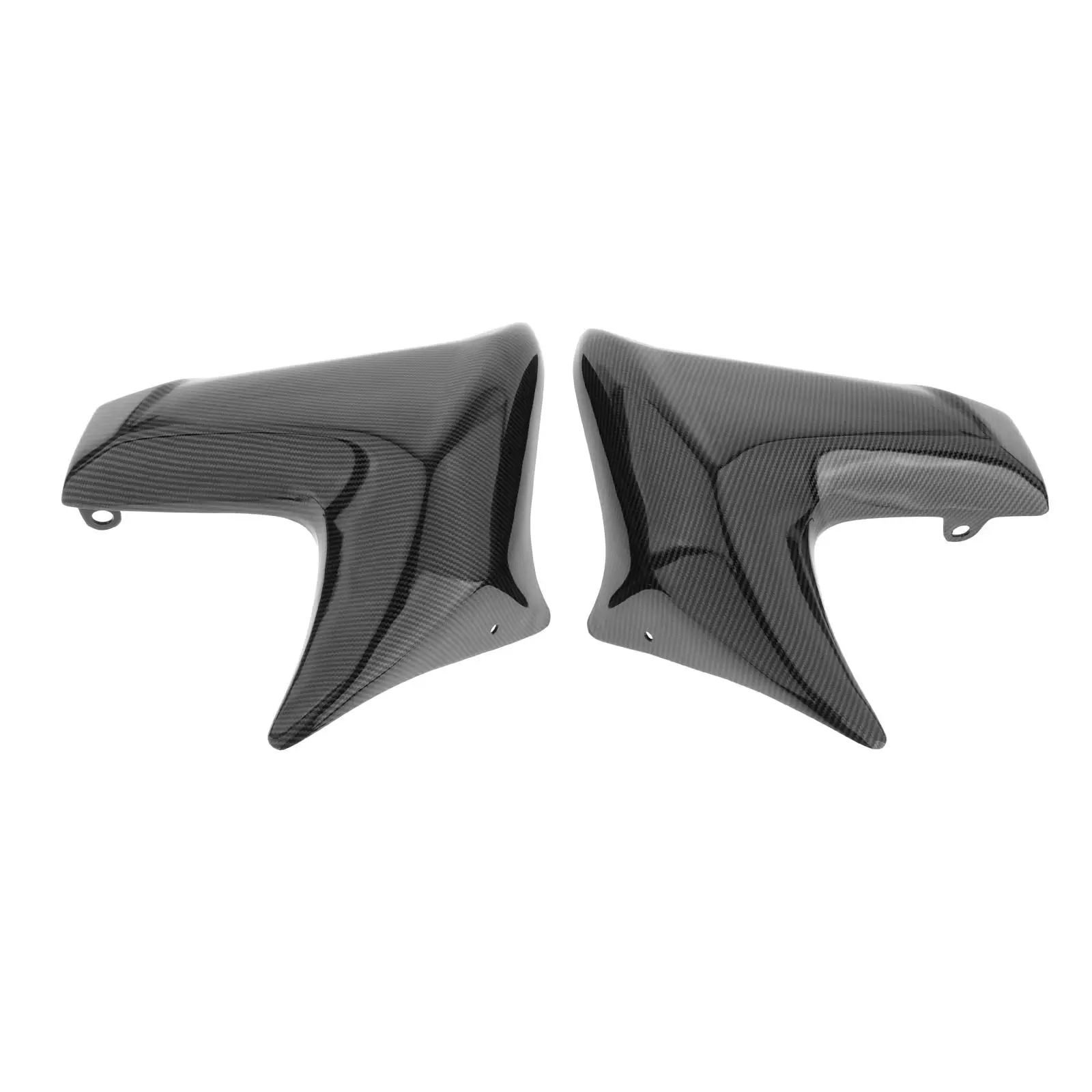 2Pcs Left & Right Radiator Cover Fairing Replacement for Kawasaki ER6N ER 6N 2012 2013 2014 2015 2016 Repair Parts