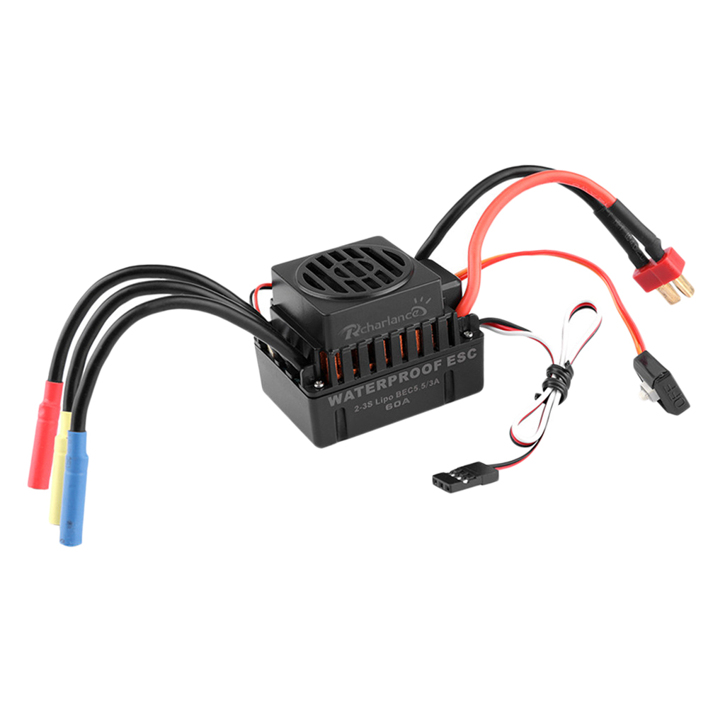 1pc   60A   Brushless   ESC   3650   3900kv   for   1 / 10   RC   Car  