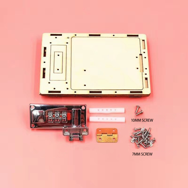 Kids Creative Gizmo Mechanical Lock Box Toys Boys Girls Children Piggy Bank