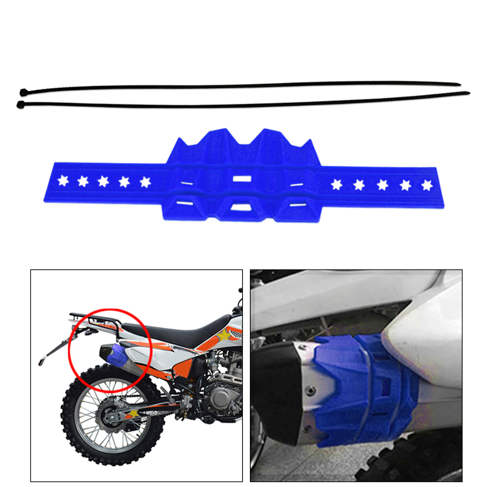 dirt bike exhaust protector