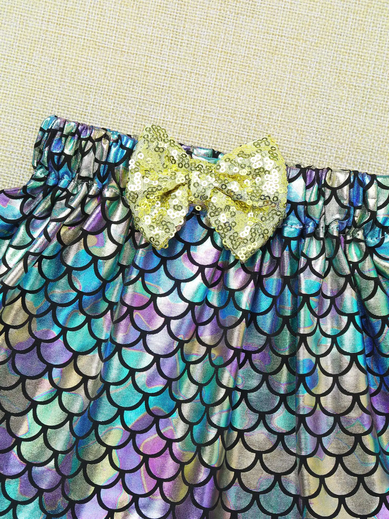 baby dress and set Baby Girl Princess Clothes Set Mermaid 1st Birthday Party Outfit Shell Romper Sequins Fish Scales Dress Bowknot Headband Costume baby's complete set of clothing