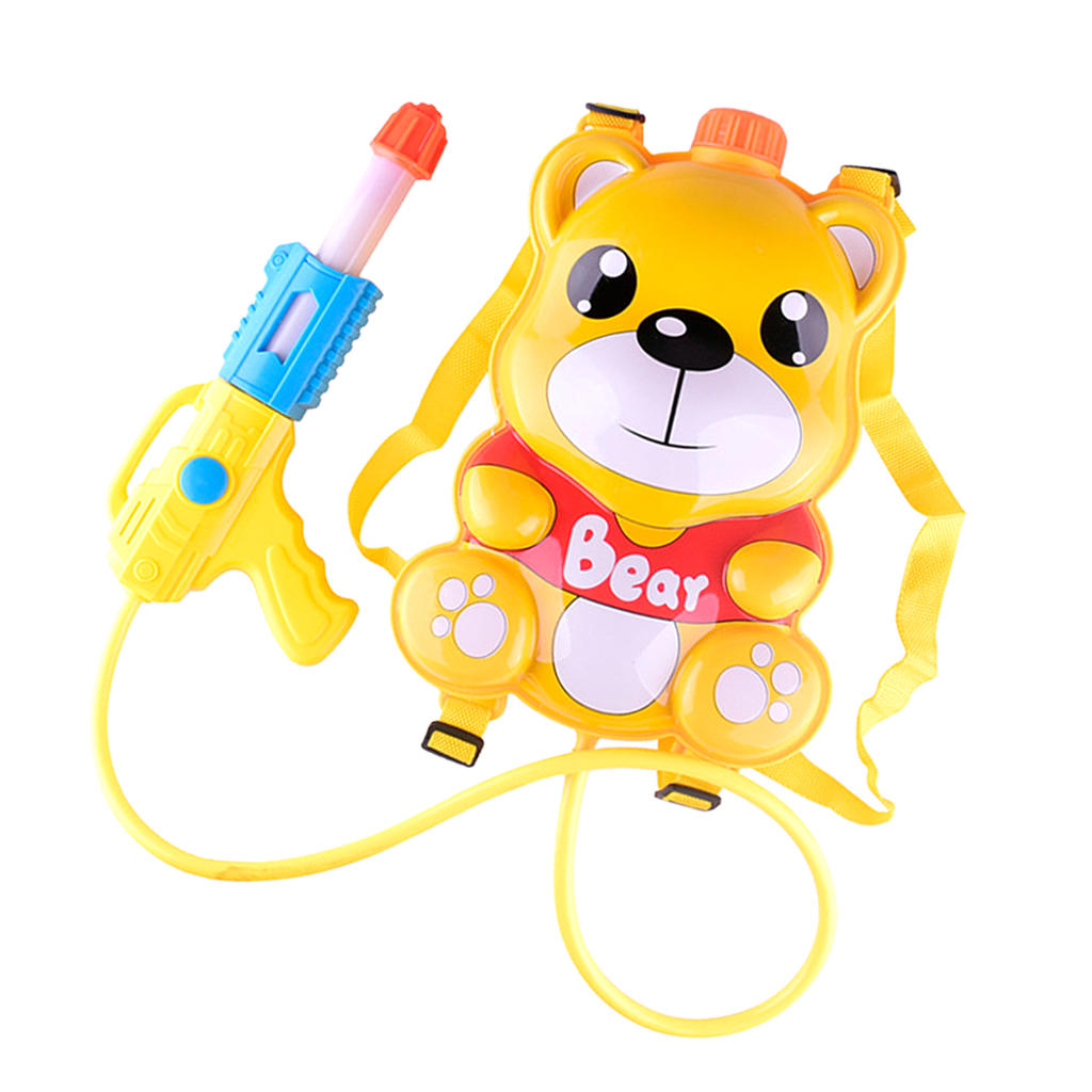 Water Gun Backpack Squirt Pool Toy Soaker Pressure Pump Spray Super Kids