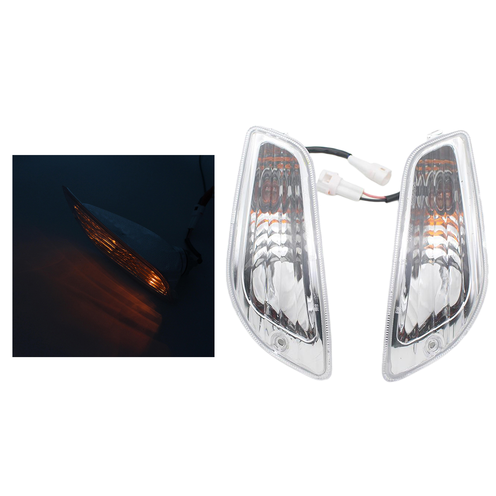 Front Turn Signal Light Lamp Universal For Vespa LX 50 125 150 Accessories