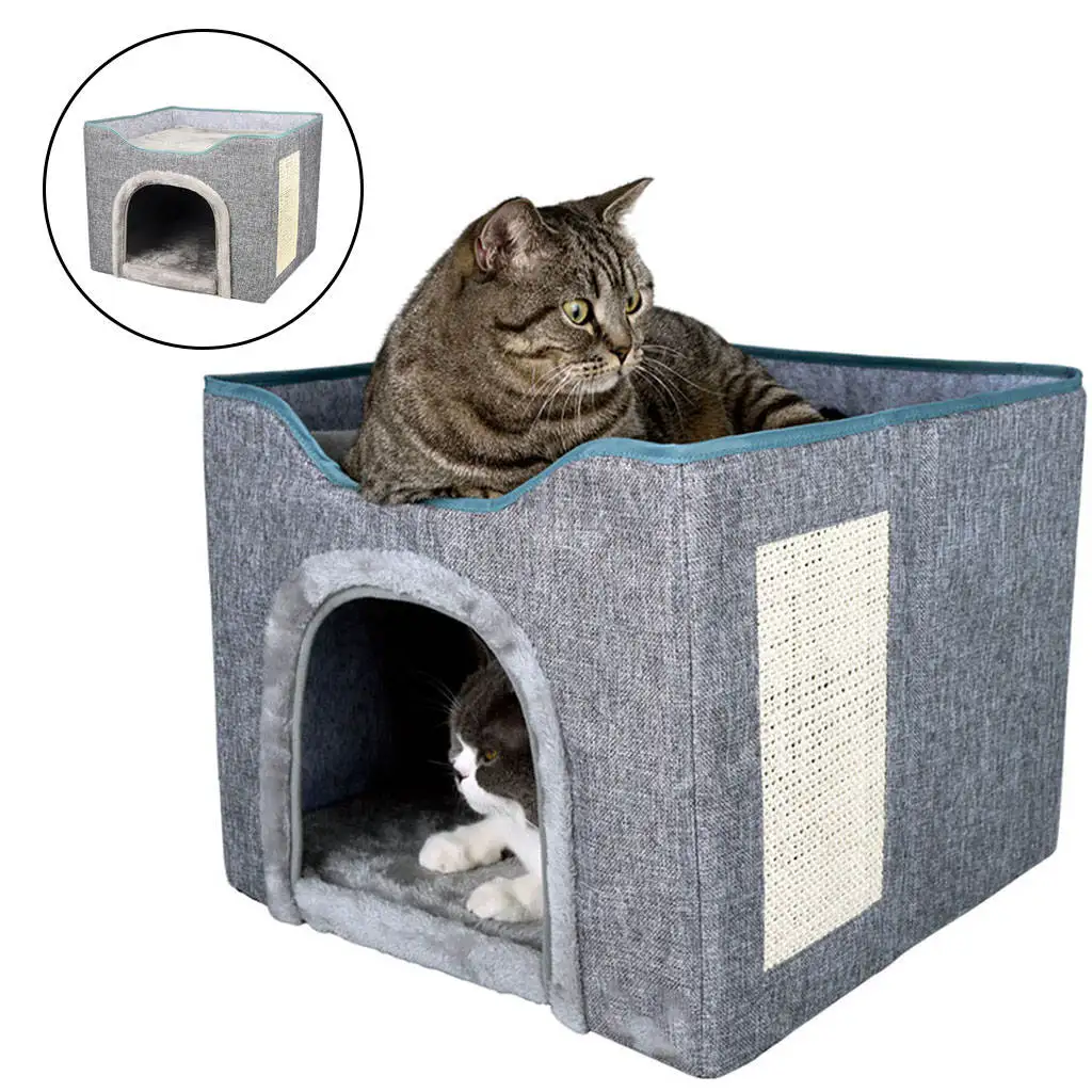 Pet Supplies Dog House Soft Cat Rabbit Bed House Kennel Doggy Warm Washable Cushion for Puppy Home House