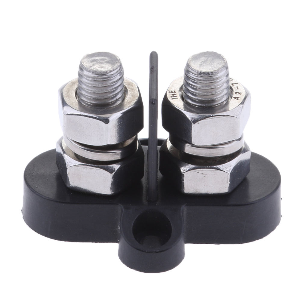 10mm Junction Block Power Post Dual Insulated Terminal Stud with Spacer