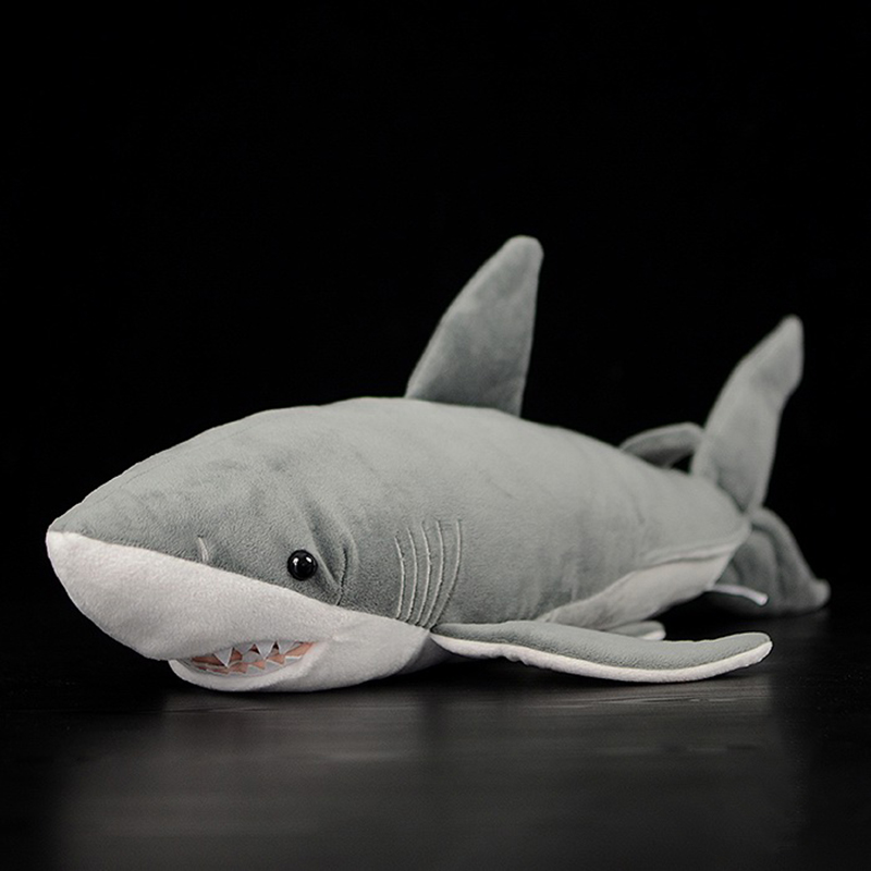 great white shark plush