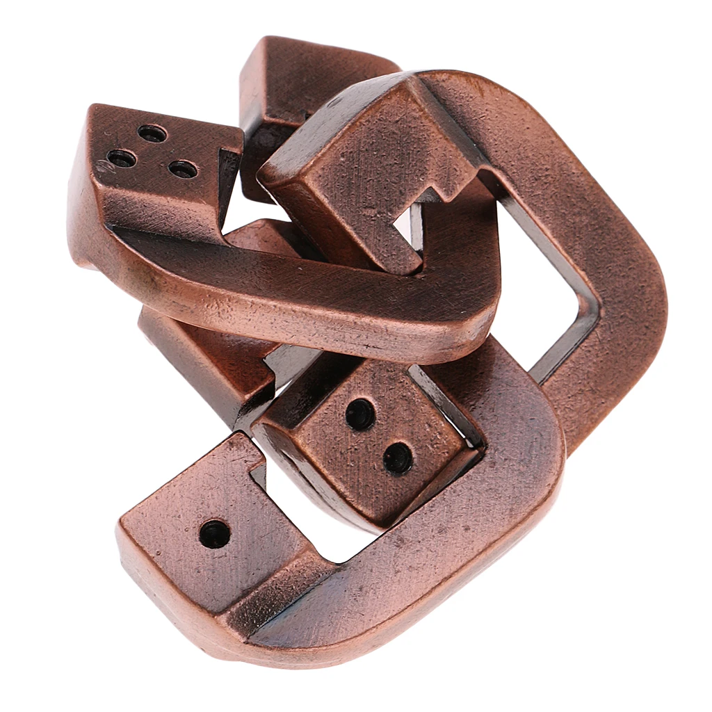 MagiDeal 1Pc Classic Ring Lock Puzzle Classic Metal Brain Teaser IQ EQ Test Toy for Adults Children Kids Birthday Gift MagiDeal 1Pc Classic Ring Lock Puzzle Classic Metal Brain Teaser IQ EQ Test Toy for Adults Children Kids Birthday Gift