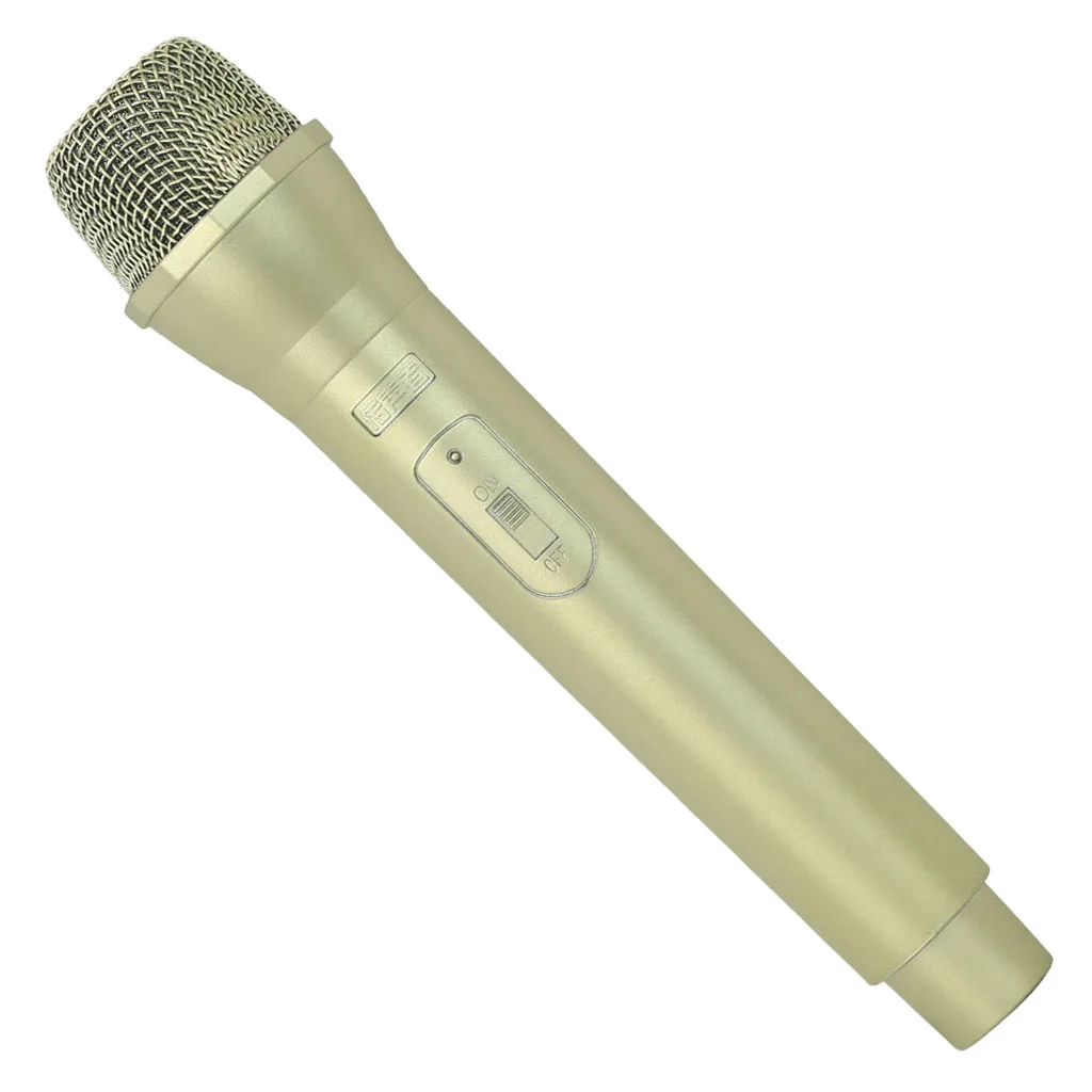 Artificial Plastic Wireless Microphone Props Fake Mic Toy Handheld Kids Microphone Toy Wireless Karaoke