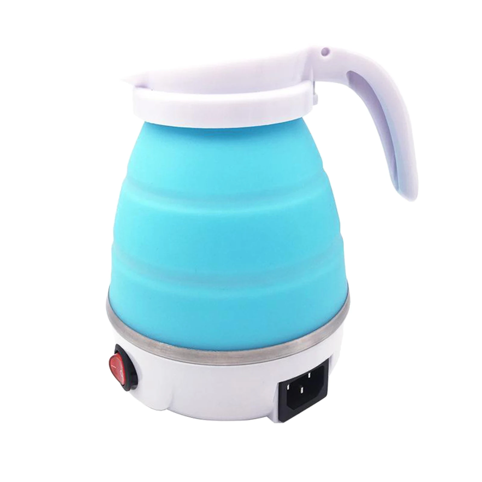 Electric Kettle Silicone Foldable Water Kettle Portable Kettle Travel Mini Kettle for Household EU Plug