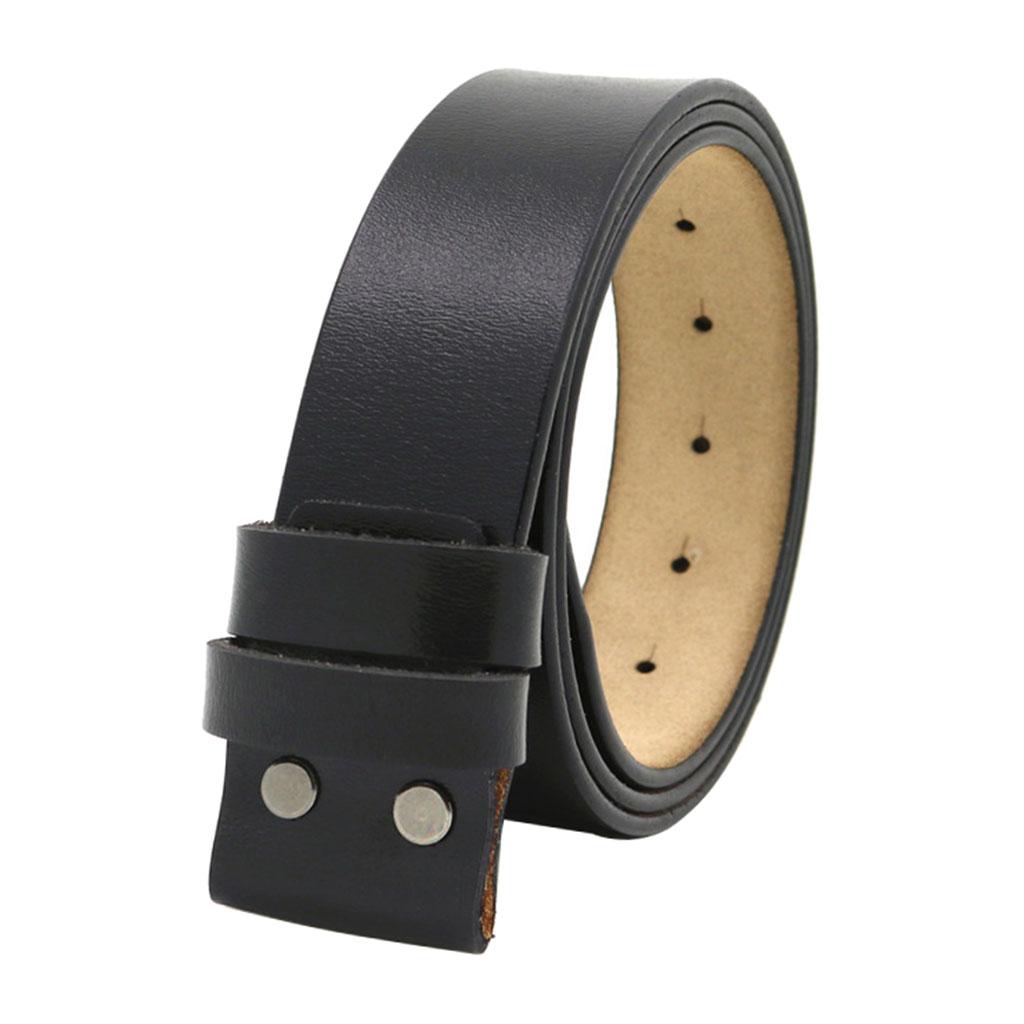 Belt Replacement Men`s Leather Strap Adjustable Waist Belt without Buckle