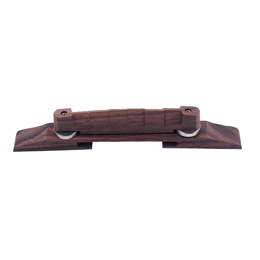 Adjustable Rosewood Jazz Guitar Bridge Saddle Luthier Supply
