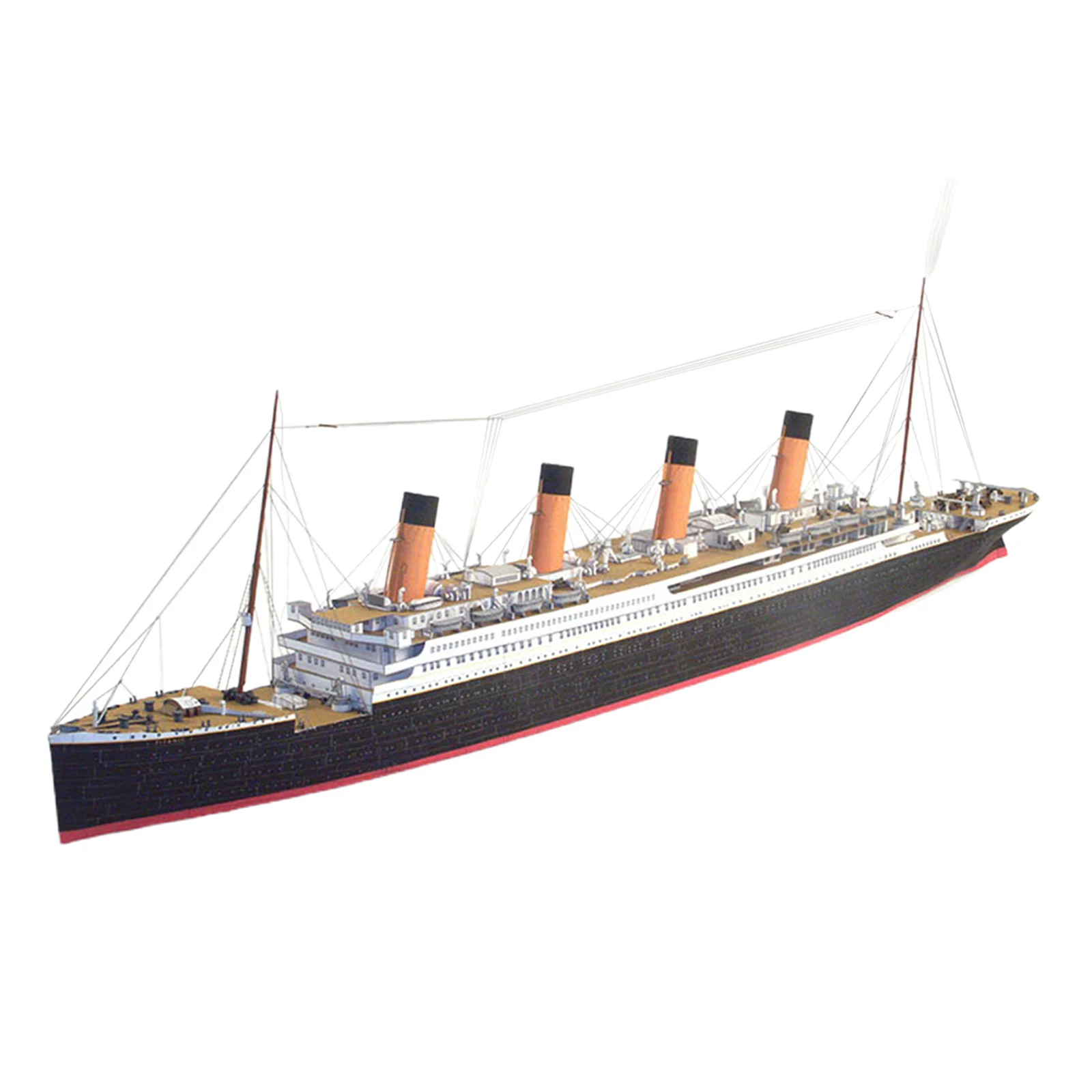 3D Titanic Ship Puzzle Assemble Paper Model Kit Education Papercraft Toy Room Decor