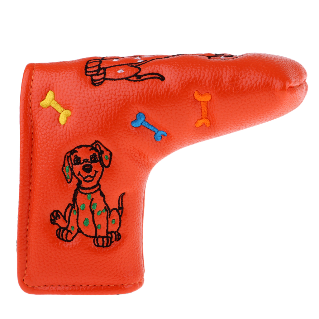 Waterproof PU Leather Golf Blade Putter Head Cover Headcover Protector Replacement Accessories