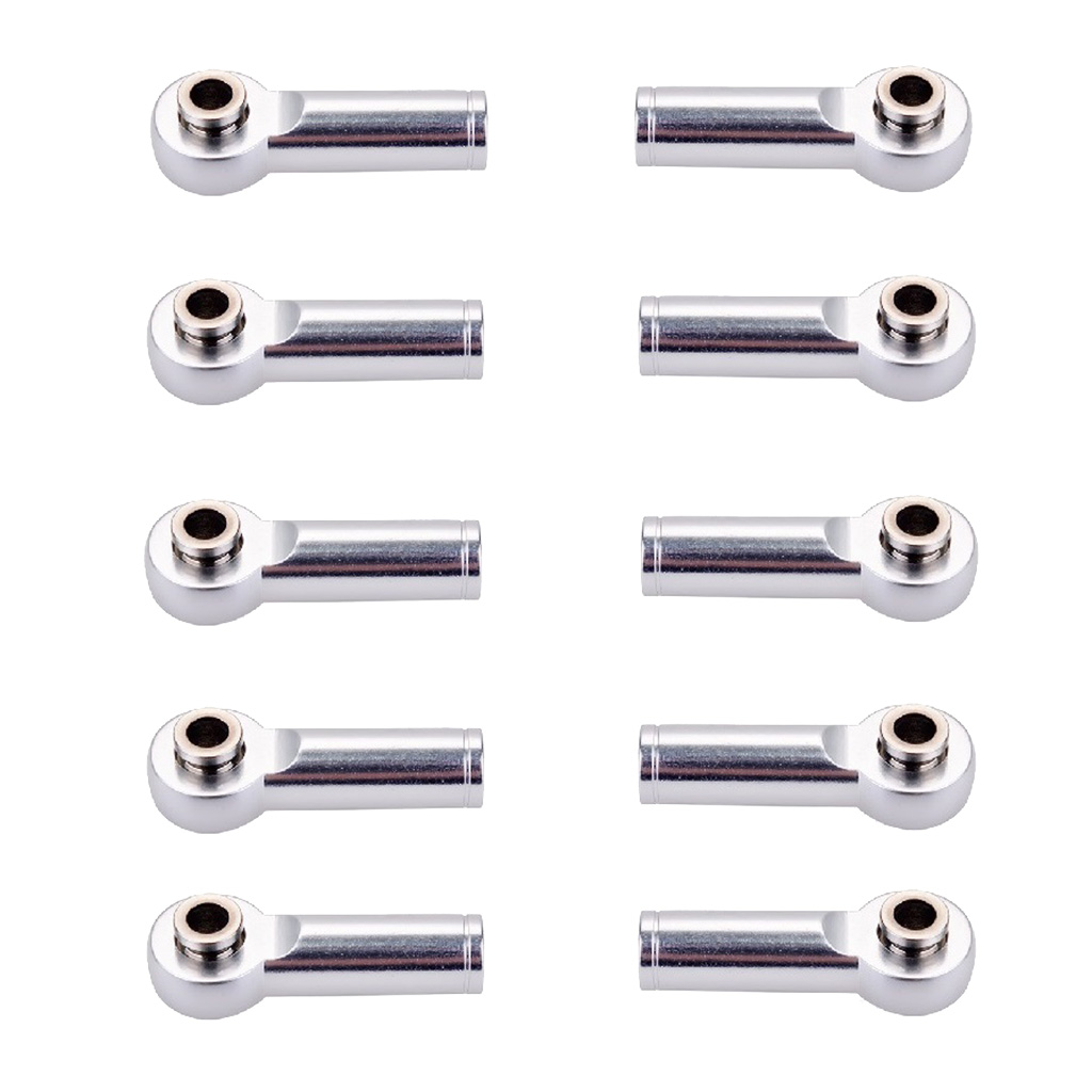 10pcs Aluminum M4 RC Link Tie Rod End Ball Joint Head for 1/10 1/8 Traxxas Slash Stampede Axial SCX10  HSP Axial 