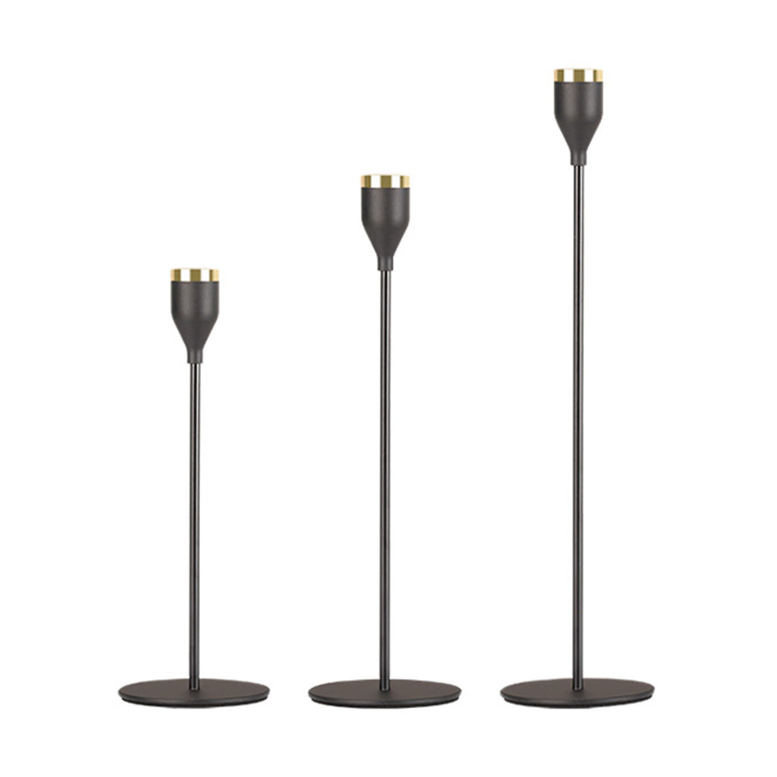 Metal Candle Holder Candlestick Tabletop Taper Candle Stand Wedding Decoration Candelabra Home Decor Table Candelabrum