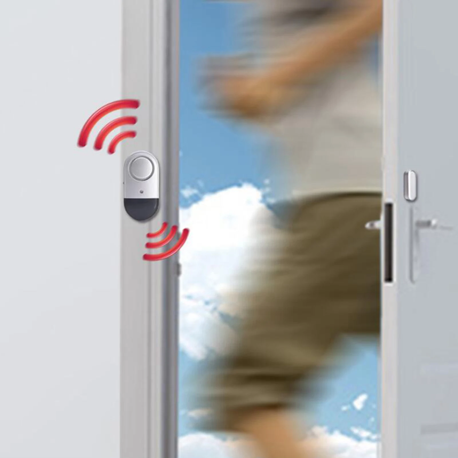 Wireless Entry Home Door Window Burglar Alarm, Security Alarm System Magnetic Sensor (Home Alarm)