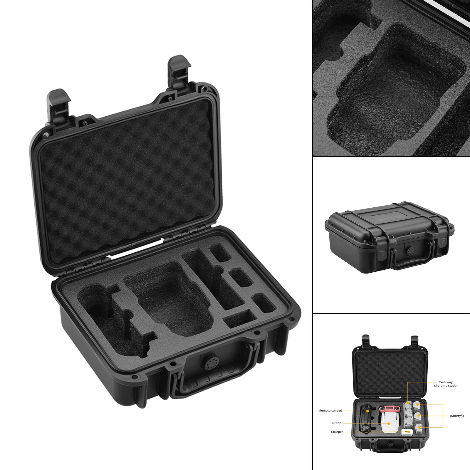 Handheld Waterproof Hard Carrying Case Portable Bag Box Handbag Shockproof for DJI Mavic Mini/Mini SE Drone Accessories