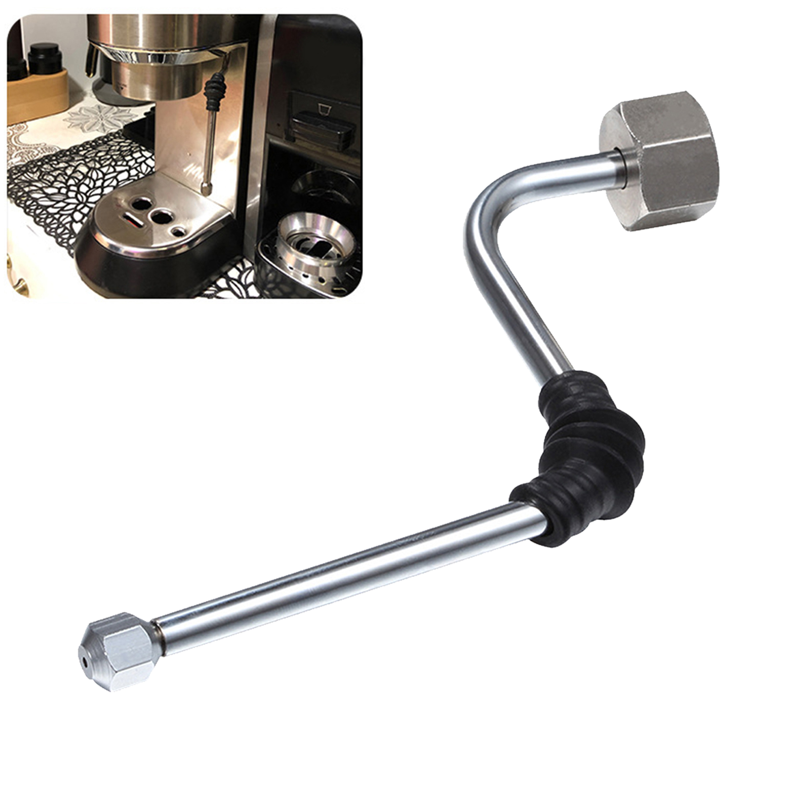 304 Stainless Steel Steam Wand Pipe for  680/685 Rancilio Coffee Accessories