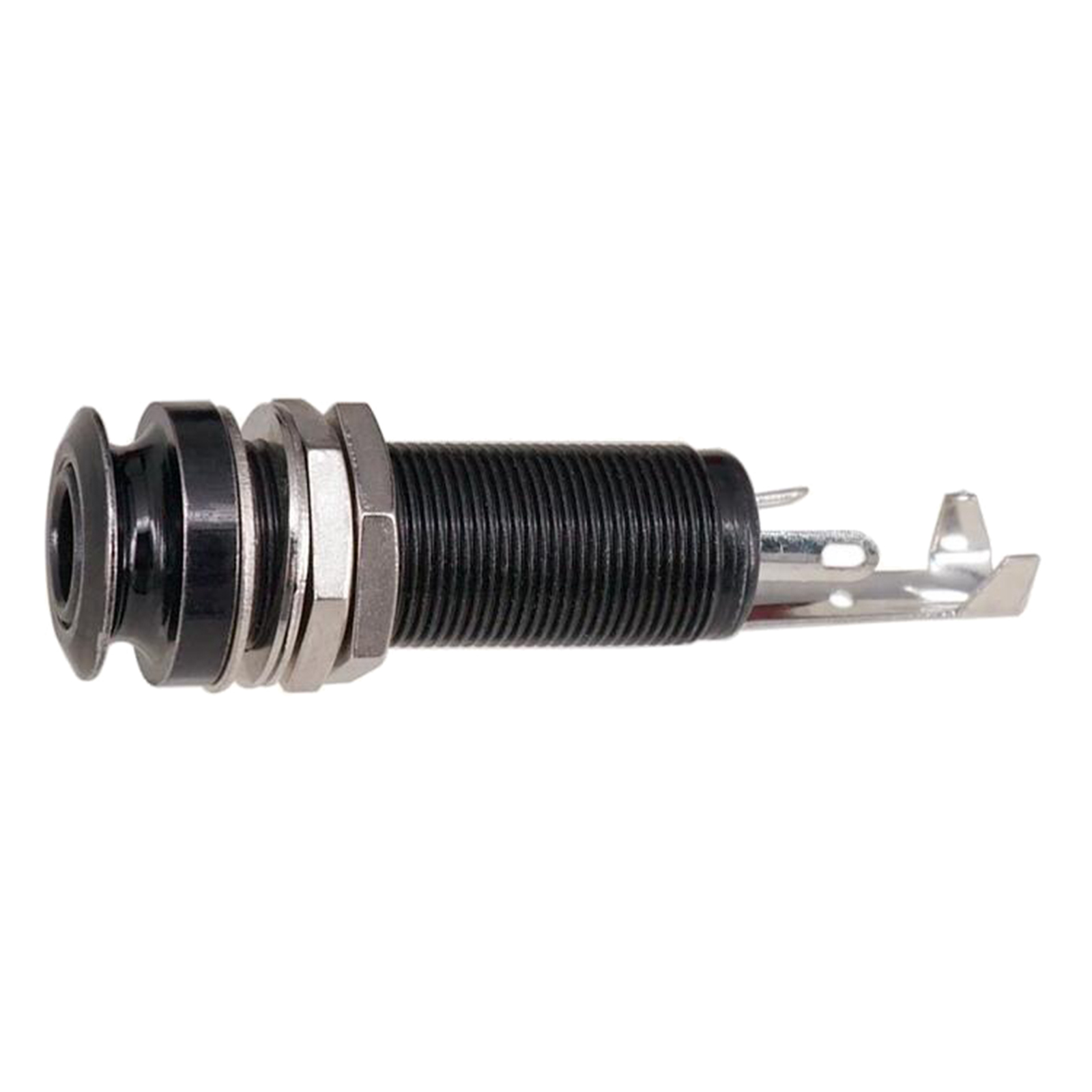 Brass Threaded Cylinder Output Mono Socket Strap End Pin Electric Guitar