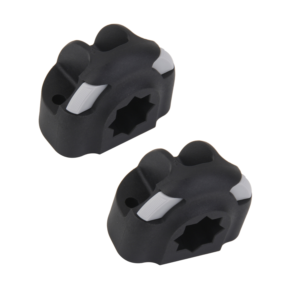 2PCS Durable Black Plastic Kayak Boat Sea Hot Sale Cheap Fishing Rod Semicircular Mount Base Tackle Kit Accessory