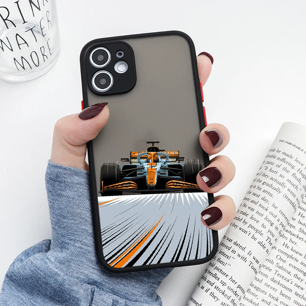 Formula 1 Racing F1 Car Phone Case For iphone SE 2020 6 6S 7 8 11 12 13 Mini Plus X XS XR Pro Max transparent art bumper xr phone case