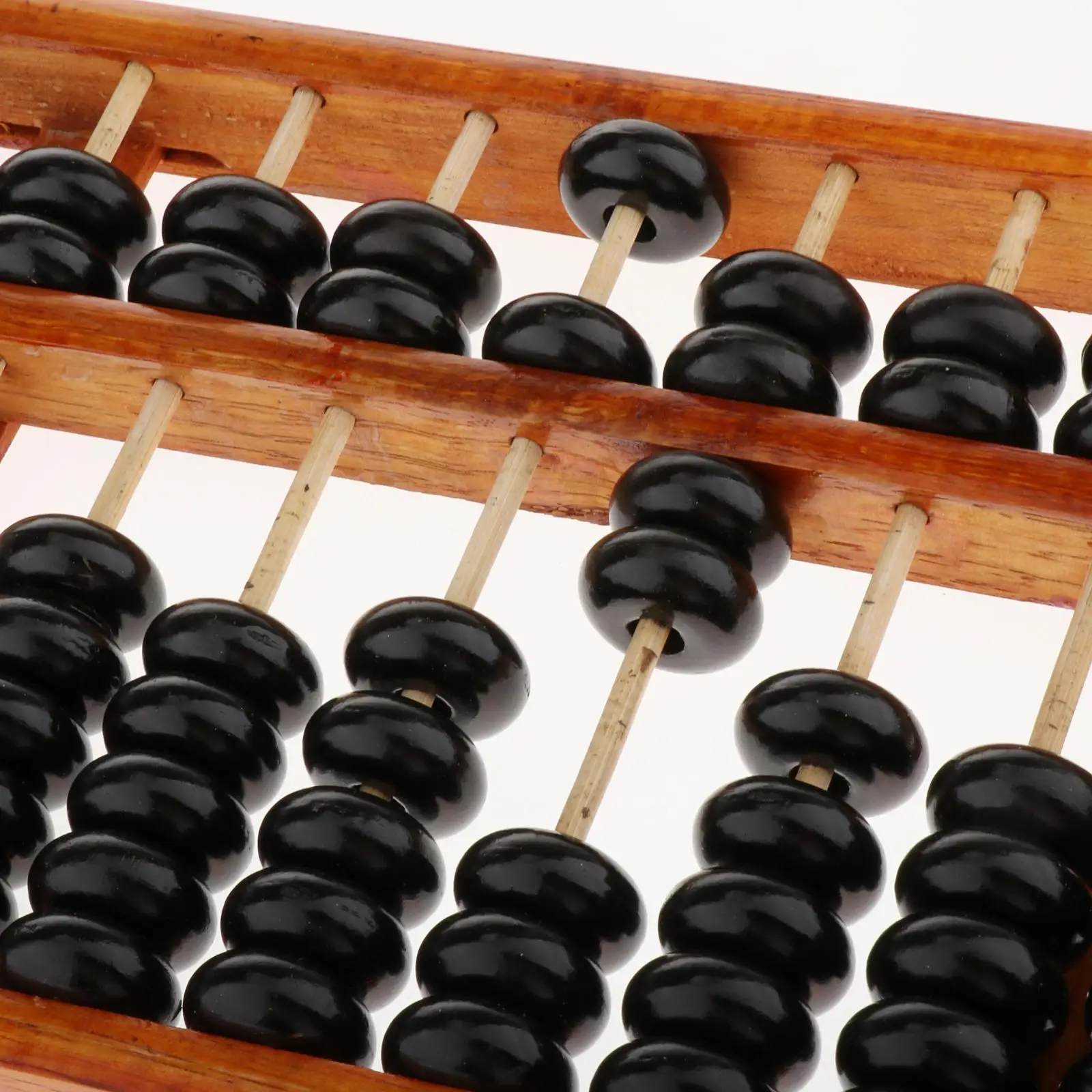 estilo vintage Calculadora japonesa de madera de 17 d/ígitos con bot/ón de reinicio de 35,5 cm Abus Soroban