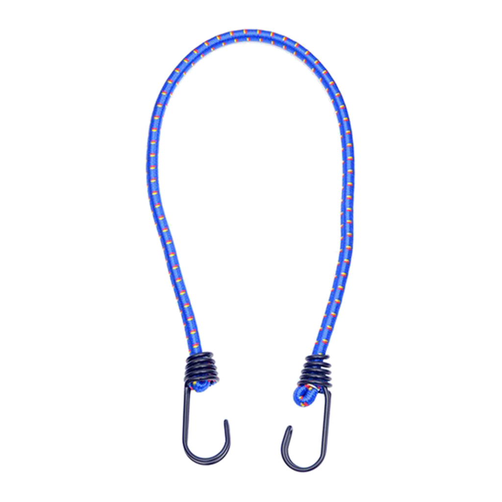 24'' Bungee Cord with Hook Latex Strong Elastic Luggage Rope UV Resistance Rack Cargo Camping RV Hand Carts Tie Downs