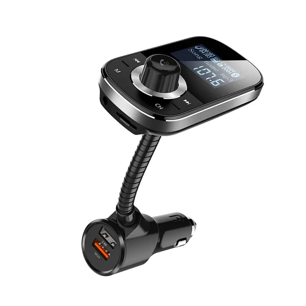 Wireless Bluetooth 4.2 FM Transmitter Car Music Player Car Dual USB Charger