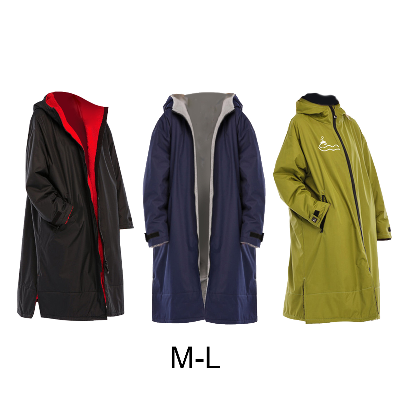Waterproof Surf Changing Robe Women Men Swim Coat Jacket Cloak Parka Hood
