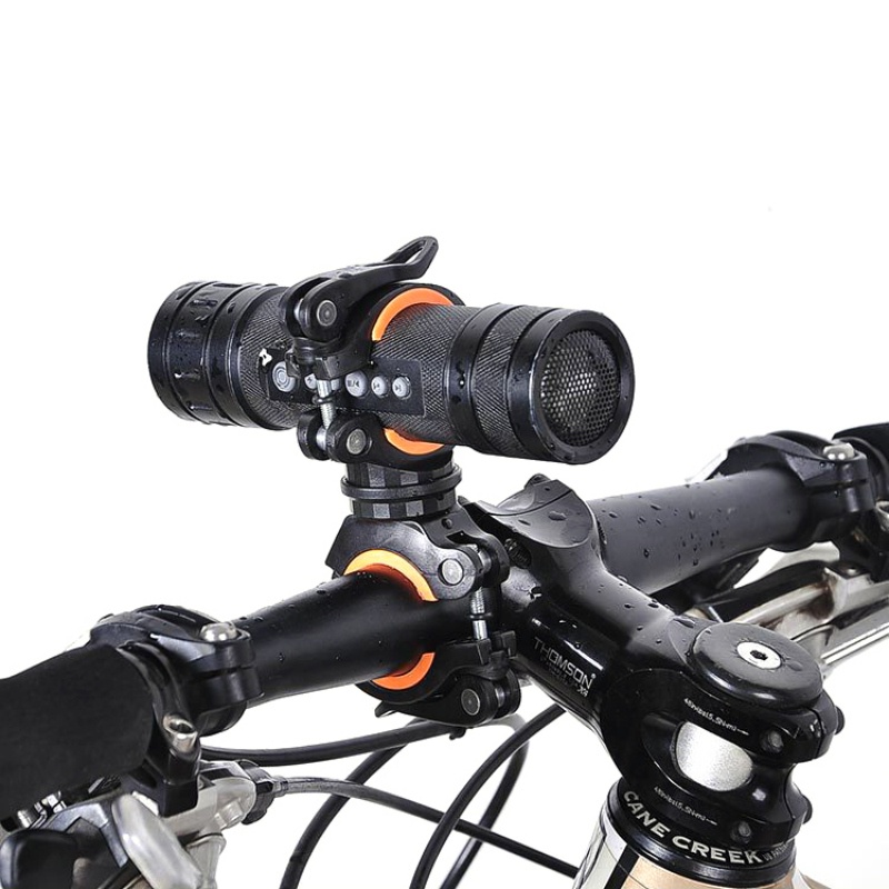 Support De Lampe Torche Pour Vélo – Clip Rotatif 360°, Compatible Diamètre < 40 Mm, Fixation Rapide Sans Outils, Lot De 2