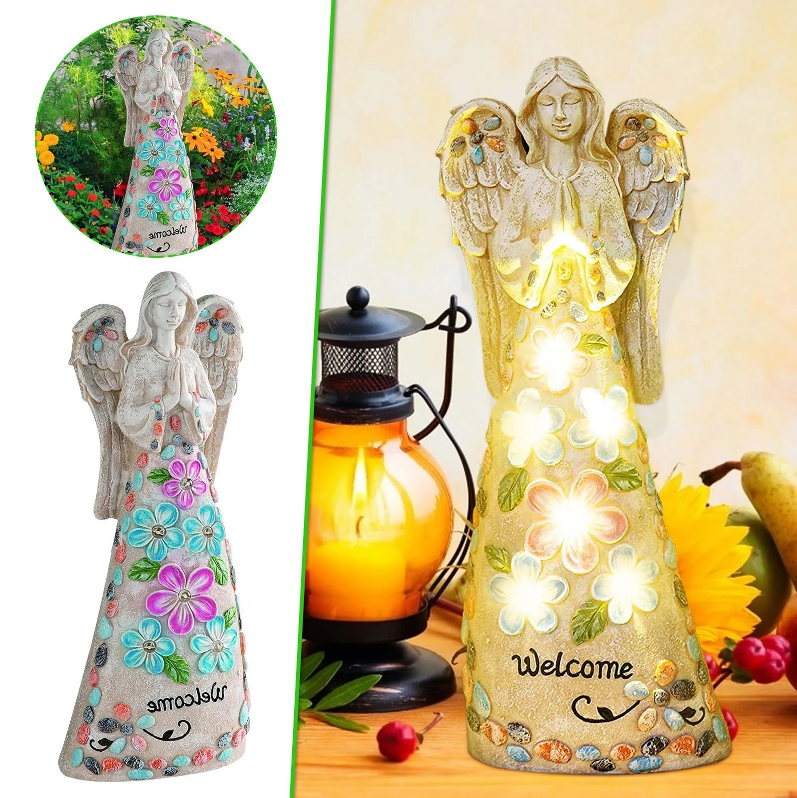 Sun Energy Angel Resin Lamp Led Angel Statue, Garden Decoration Angel Statue  Household Ornament Decoration Accessories Lamp|Figurines & Miniatures| -  AliExpress