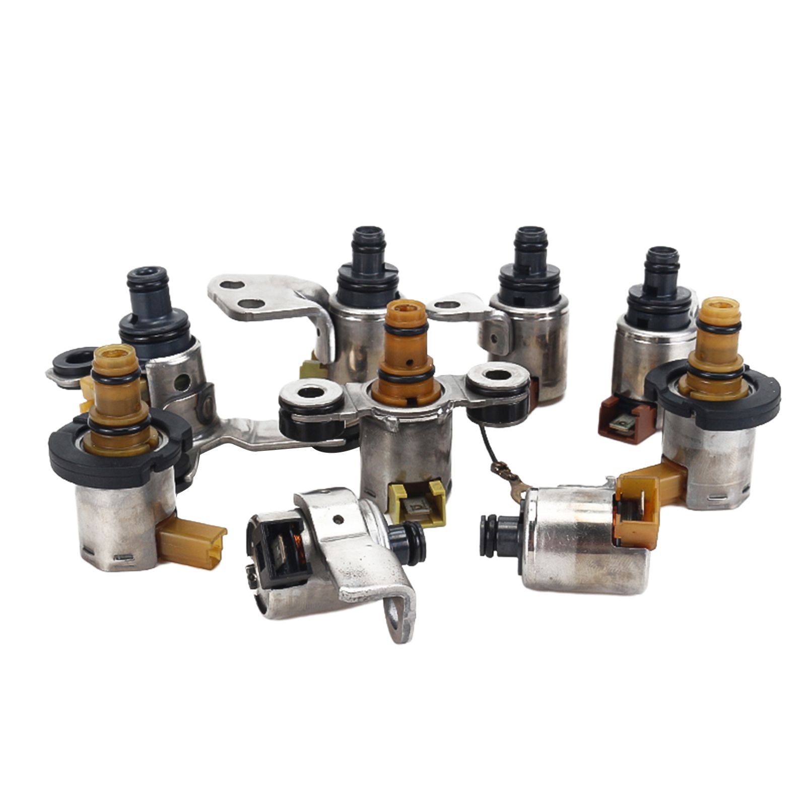 Set of 9 Aluminum Transmission Solenoid Set Fit for Ford Mazda 2.5L JF506E