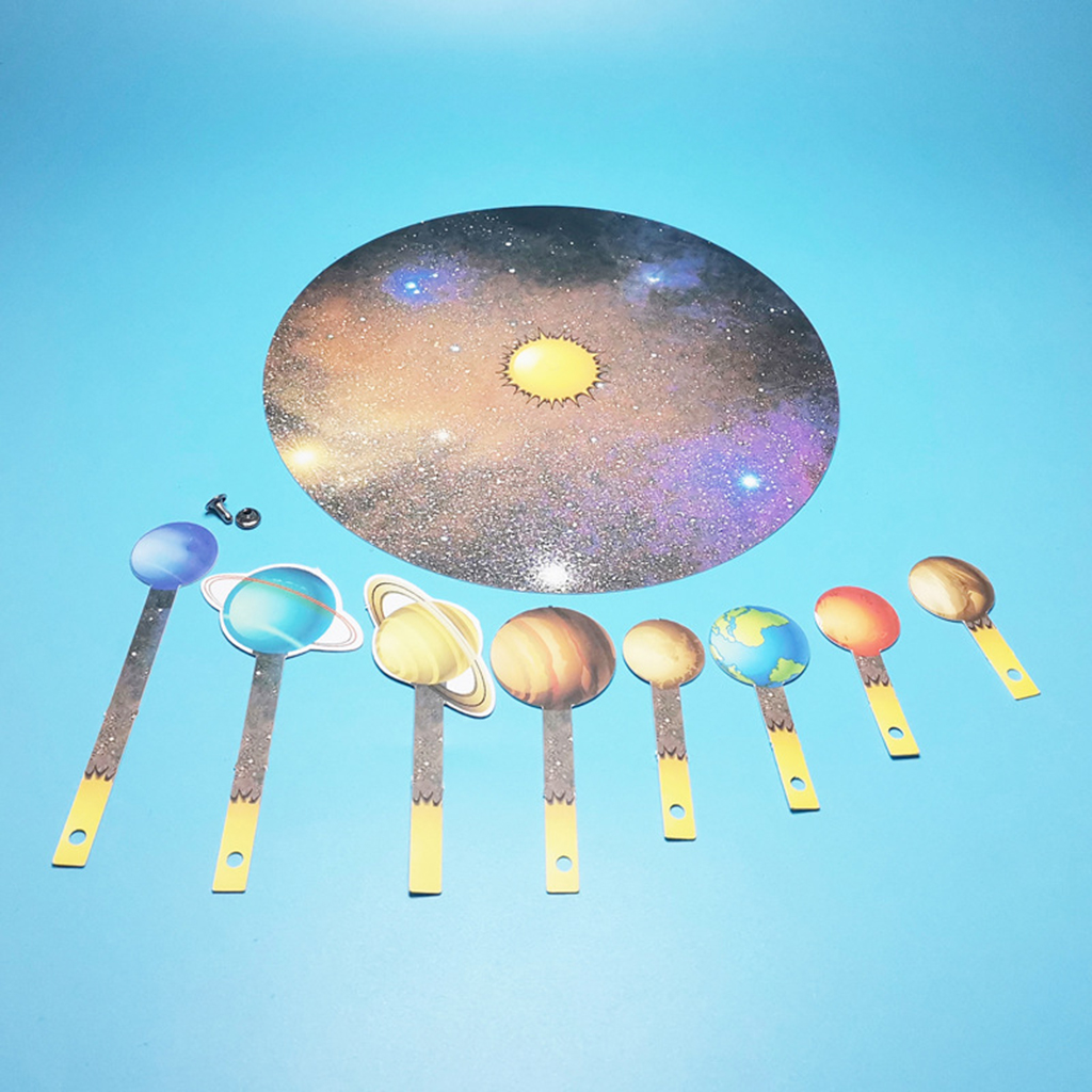 Paper Solar System DIY Toys Educational Toy Brain Teaser Kids Science Toys for Boys Girls