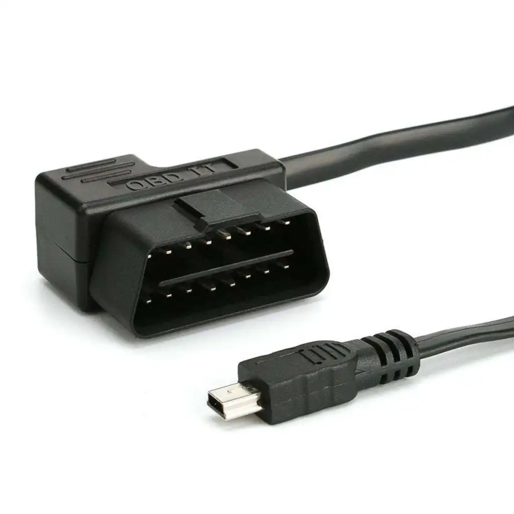 Replacement Car Head Up Dispaly OBD II 2 16 Pin to Mini USB Cable 1.8 Meter