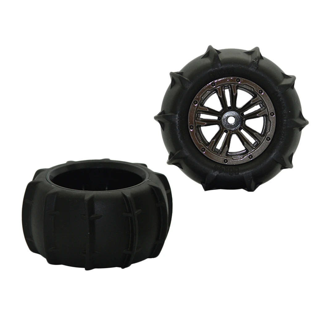 RC Wheel Tires 85mm For Xinlehong Q901 Q902 Q903 RC Crawler Car Accessories