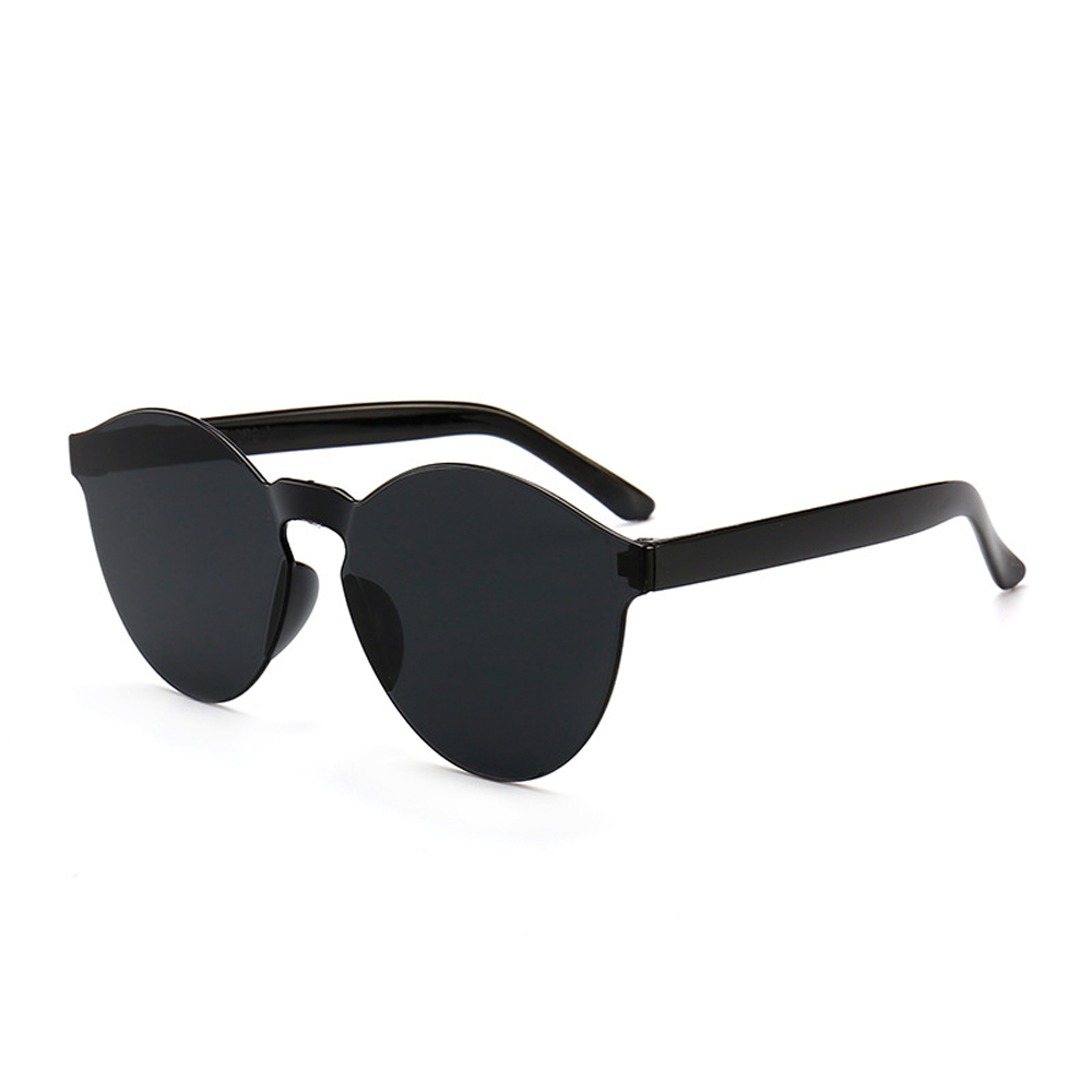 MUSELIFE Einteilige rahmenlose Sonnenbrille Damen Großhandel Mode Farbsonnenbrille Bonbonfarbene Brille Top Trendige Brillen – Detail 12
