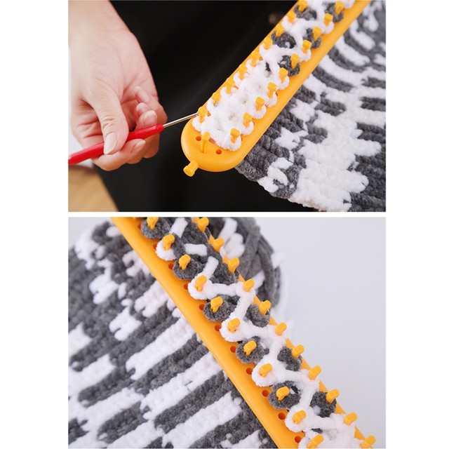 1 Set Round Knitting Loom Craft Yarn Kit DIY Tool Crochet Hook