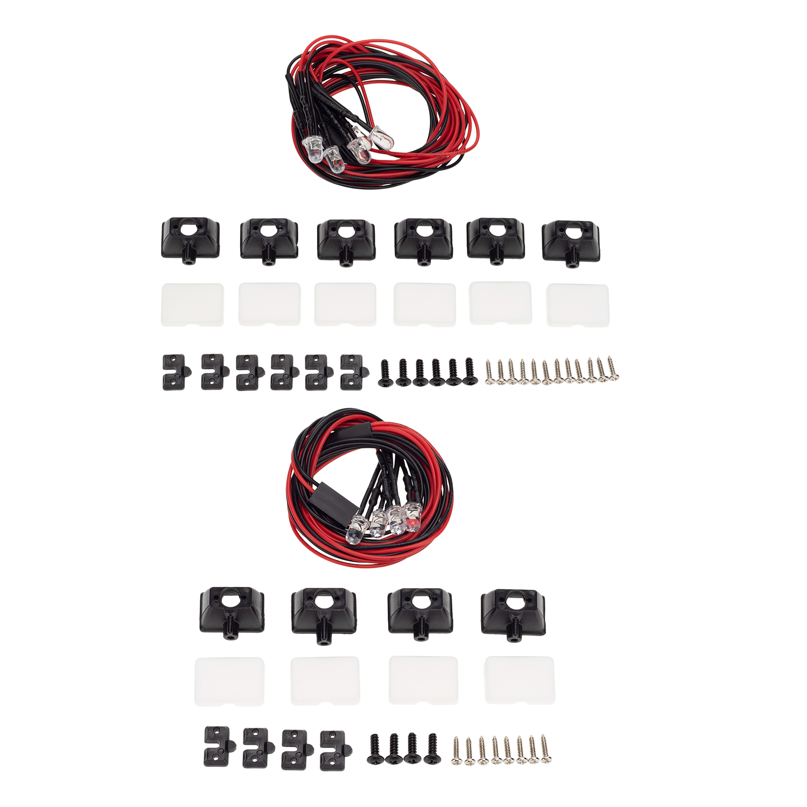 Ultra Bright LED Light Bar Roof Lamp for Axial SCX10 90046 110 1:10 RC Rock Car Vehicle DIY Spare Parts