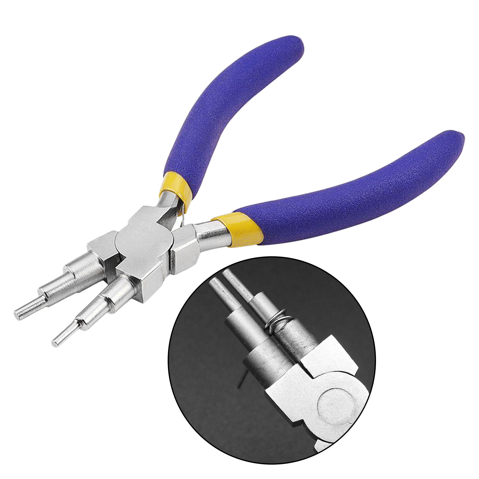 6 in 1 Pliers Wires Forming Bail Making Looping Shaping Jump Rings 2MM, 3mm, 4mm, 5mm, 7mm, 9mm