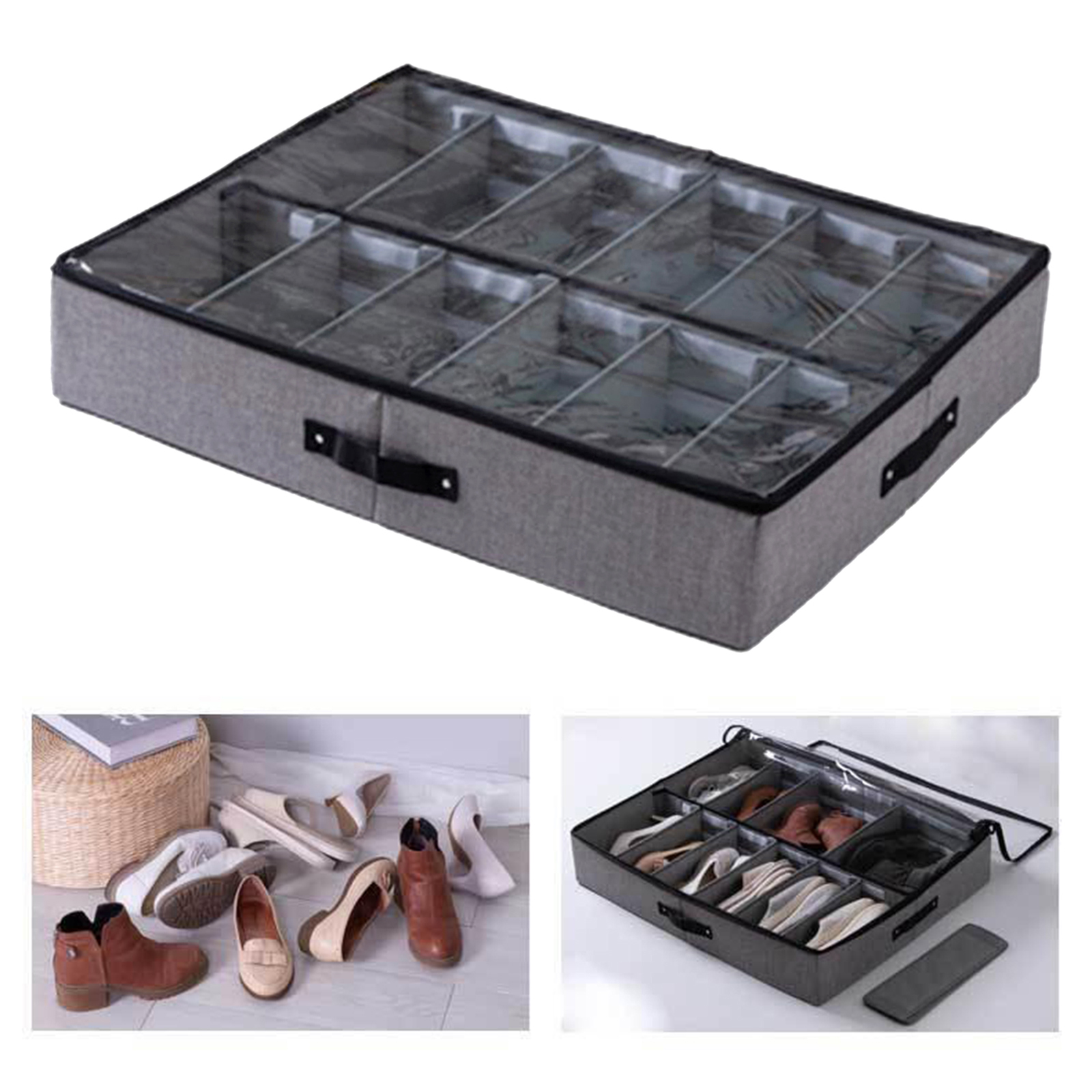 Shoes Storage Organizer Holder Container Home Under Bed Dustproof Bag Closet Box Bag