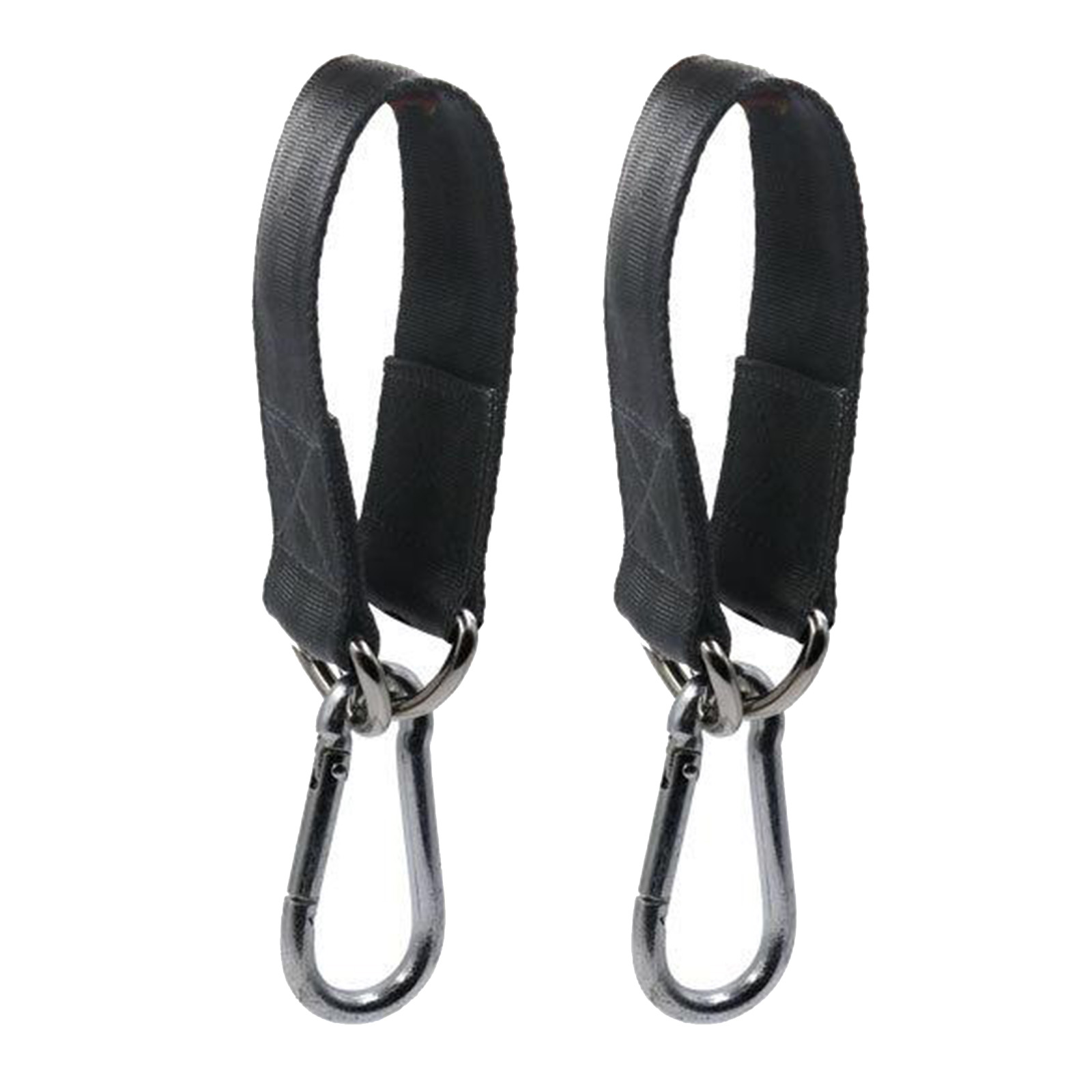 150kg Swing Hanging Straps Kit Gym Hanging Strap Webbing W/ D-ring Hooks