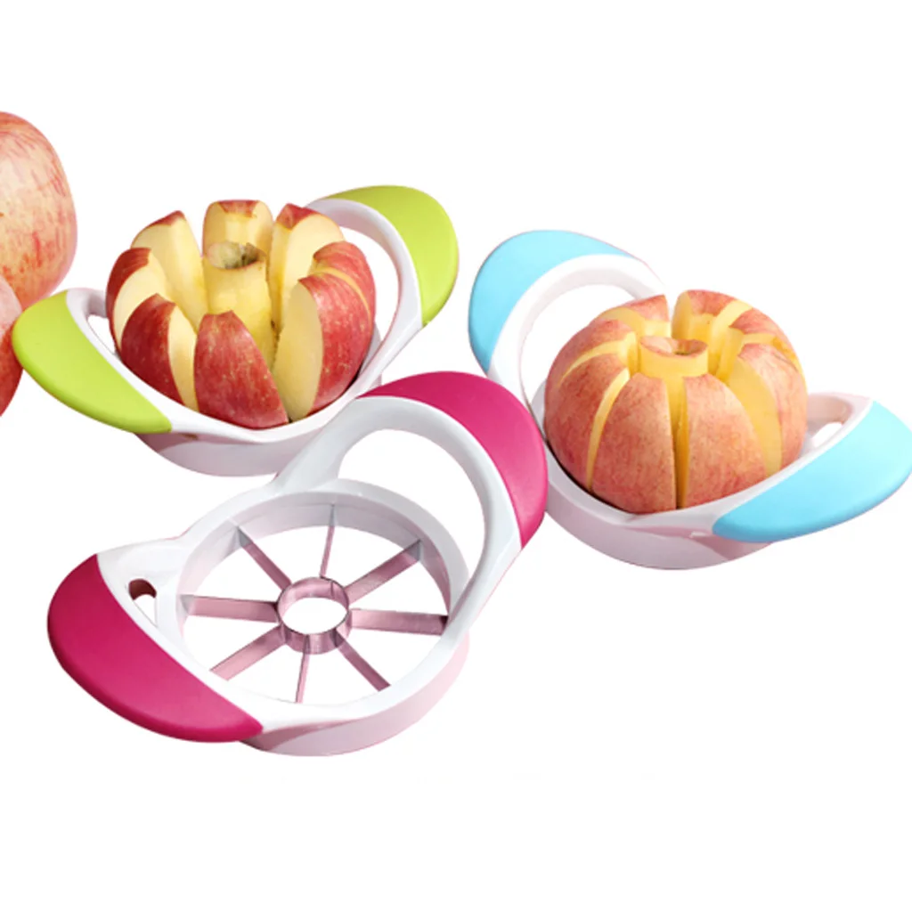 Apple Cutter Slicer Divider Fruits Corer Stainless Steel Handy Tool 17.5x9cm