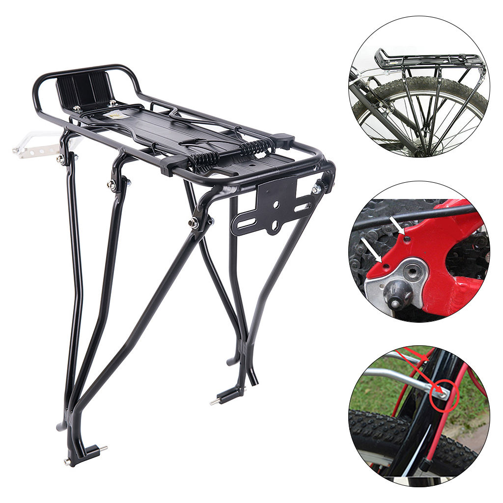 Bike Rear Cargo Carrier Load Rack Racks Mountain Road Bike Tailstock