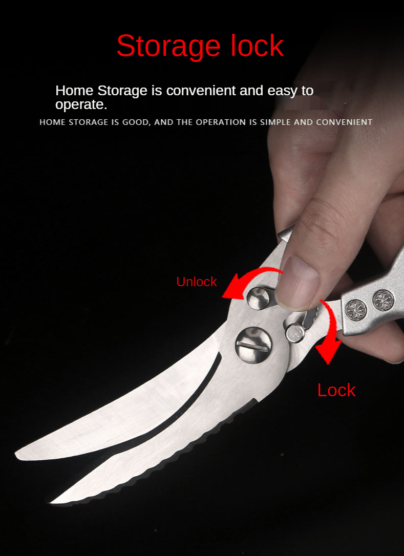 Multi-purpose Powerful Scissors Stainless Steel