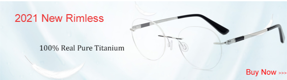 Krasivyy Pure Titanium Rimless Glasses Frame Men Prescription Eyeglasses Germany Women Myopia Optical Frame Screwless Eyewear