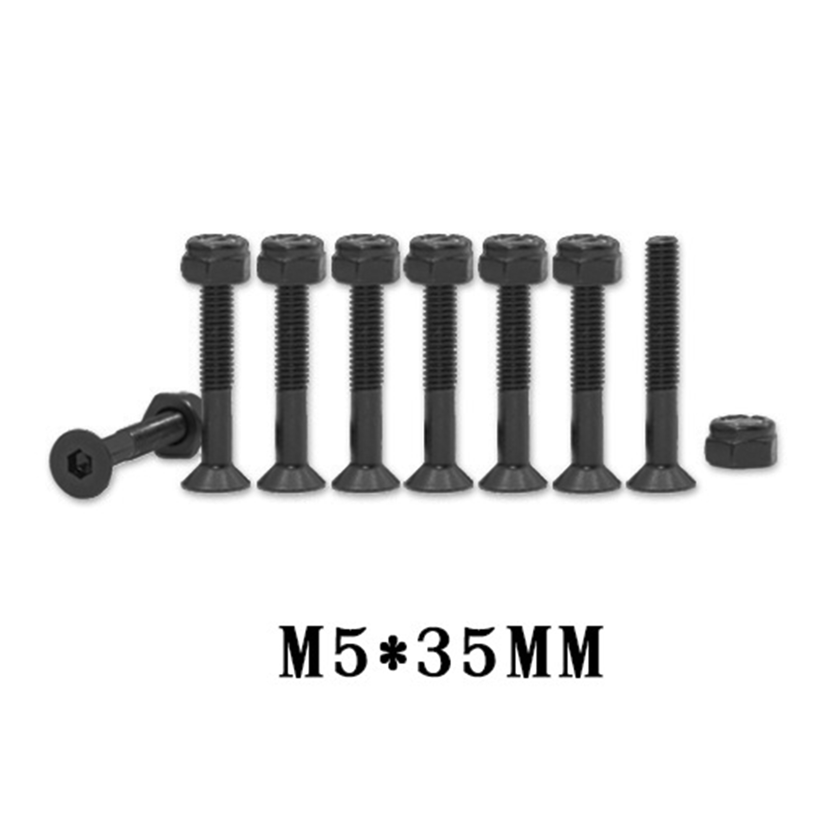 Replacement Longboard Skateboard Wheel Repair Mounting Hardware Screws Skateboard Hardware Truck Nuts Skate Screws Bolts