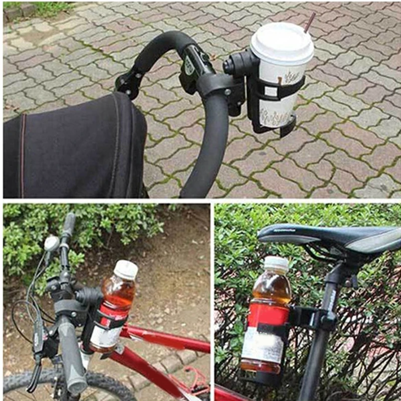 Universal Baby Pram Stroller Milk Bottle Holder Cup Rack Drinks Stand Carrying Case for Bikes Trolleys Pushchair Cart hot baby stroller accessories on sale